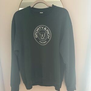 Sporty & Rich sold out logo crew sweatshirt